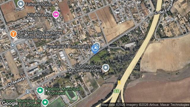 Ubicación de la subastas Subasta de finca rustica 17108  ( chiclana fra - fontanar) en FONTANAR