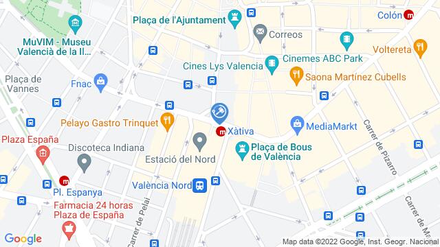 Ubicación de la subastas Subasta de garaje en VALENCIA