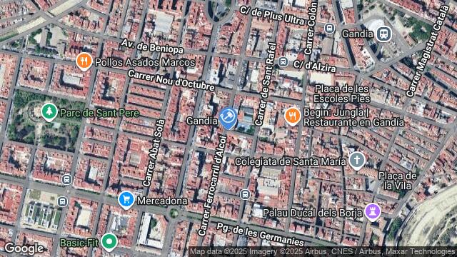 Ubicación de la subastas Subasta de vivienda en GANDIA