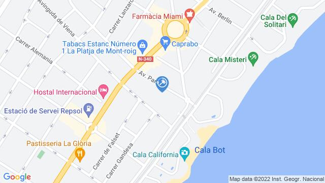 Ubicación de la subastas Subasta de vivienda en MIAMI PLATJA (MONTROIG DEL CAMP)