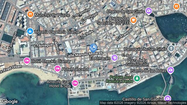 Ubicación de la subastas Subasta de cl manolo millares ( arrecife) en ARRECIFE