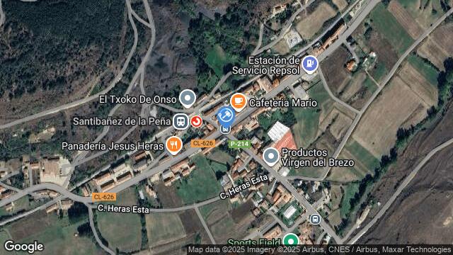 Ubicación de la subastas Subasta de finca rústica en santibañez de la peña