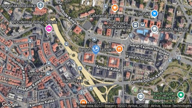 Ubicación de la subastas Subasta de local comercial en Bilbao