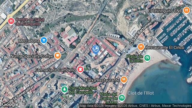 Ubicación de la subastas Subasta de local comercial en El Campello