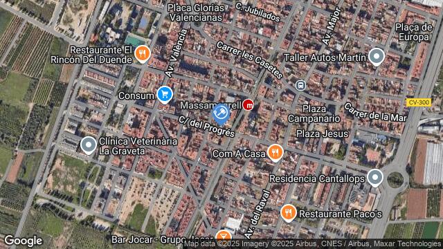 Ubicación de la subastas Subasta de cl valencia ( massamagrell) en MASSAMAGRELL