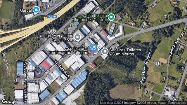Ubicación de la subastas Subasta de nave industrial en NARON