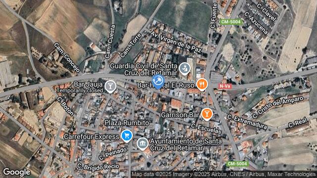 Ubicación de la subastas Subasta de vivienda en SANTA CRUZ DEL RETAMAR