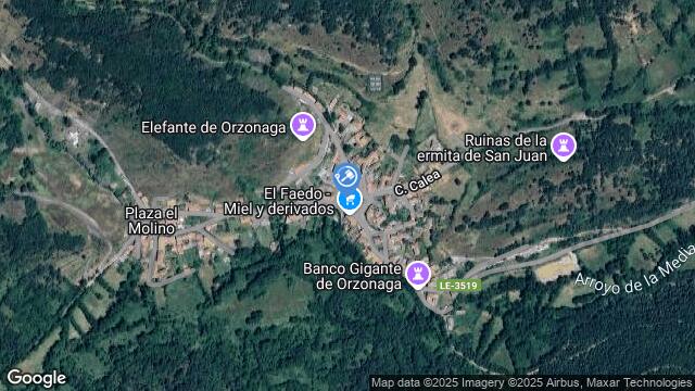 Ubicación de la subastas Subasta de finca rústica en ORZONAGA-MATALLANA DE TORIO