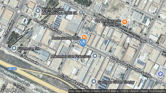 Ubicación de la subastas Subasta de av escultor salzillo en Alicante
