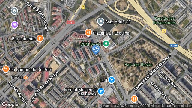 Ubicación de la subastas Subasta de vivienda en Sant Adria de Besos