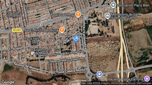 Ubicación de la subastas Subasta de vivienda en SANTIPONCE