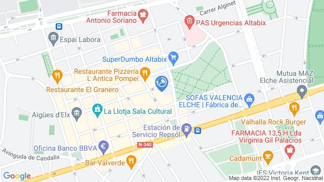 Ubicación de la subastas Subasta de vivienda en ELCHE