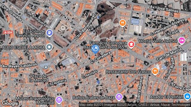 Ubicación de la subastas Subasta de finca rústica en BAZA