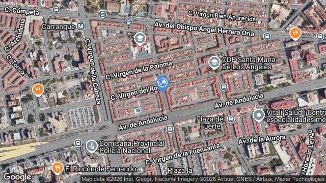 Ubicación de la subastas Subasta de vivienda en MALAGA