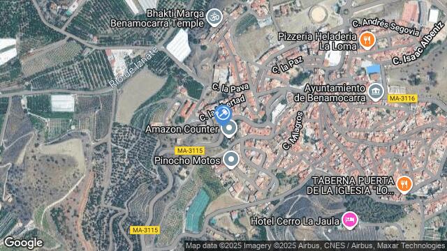 Ubicación de la subastas Subasta de solar en BENAMOCARRA