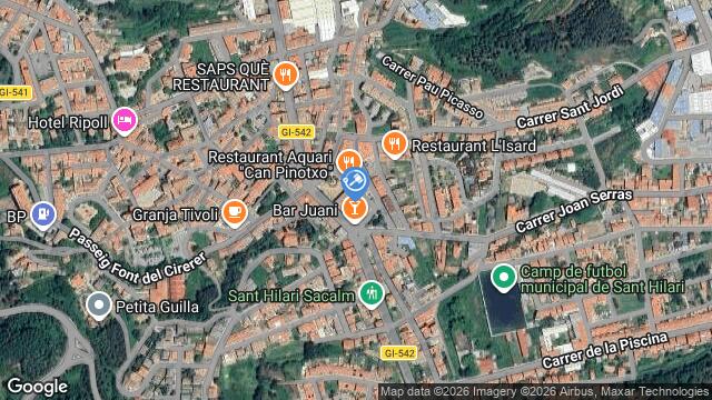 Ubicación de la subastas Subasta de cl barcelona ( sant hilari sacalm) en SANT HILARI SACALM