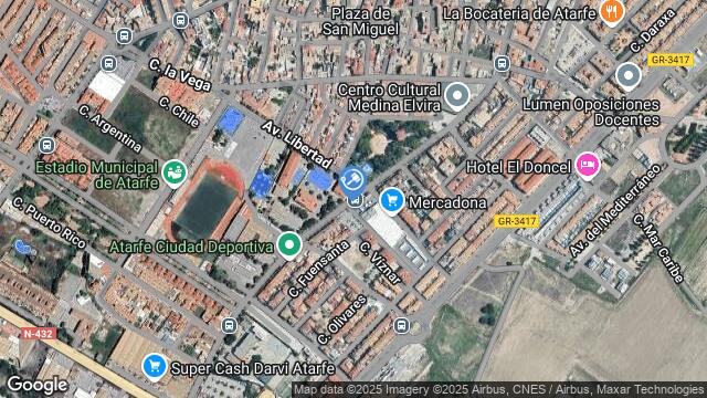 Ubicación de la subastas Subasta de vivienda en ATARFE