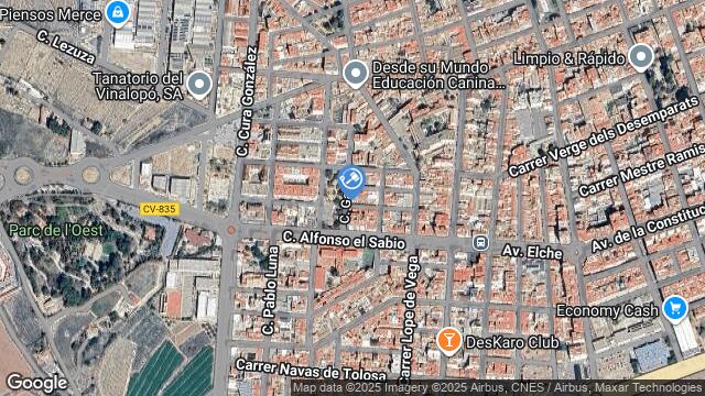 Ubicación de la subastas Subasta de vivienda en Novelda