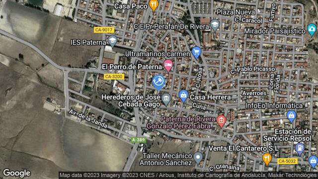 Ubicación de la subastas Subasta de vivienda en PATERNA DE RIVERA