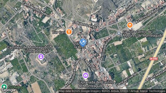 Ubicación de la subastas Subasta de rustica en monteagudo  ( monteagudo - murcia) en MURCIA