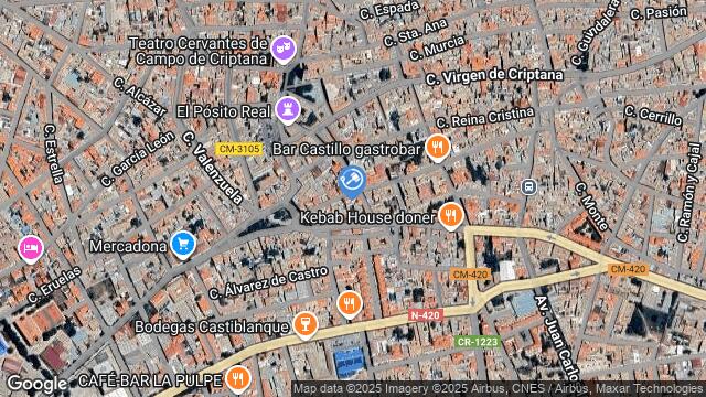 Ubicación de la subastas Subasta de garaje en CAMPO DE CRIPTANA