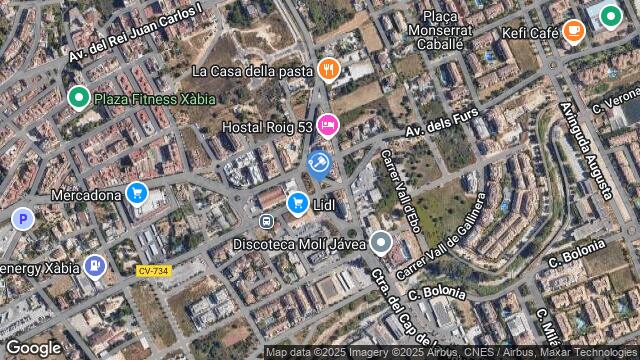Ubicación de la subastas Subasta de vivienda en XABIA-JAVEA