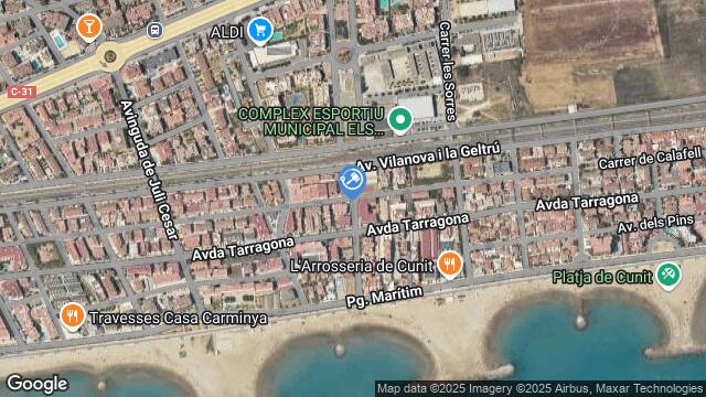 Ubicación de la subastas Subasta de vivienda en Cunit