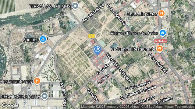 Ubicación de la subastas Subasta de vivienda en Las Torres de Cotillas