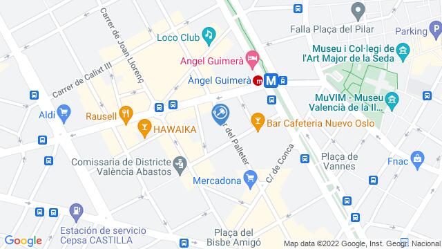 Ubicación de la subastas Subasta de garaje en VALENCIA