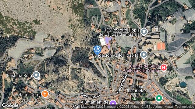 Ubicación de la subastas Subasta de solar en CALLOSA DE ENSARRIA