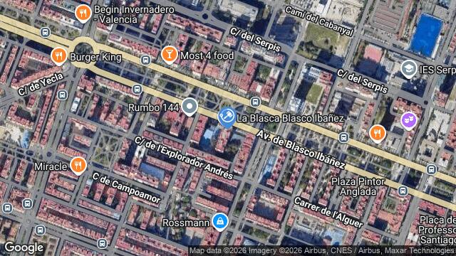 Ubicación de la subastas Subasta de av vicente blasco ibañez ( valÈncia) en VALÈNCIA