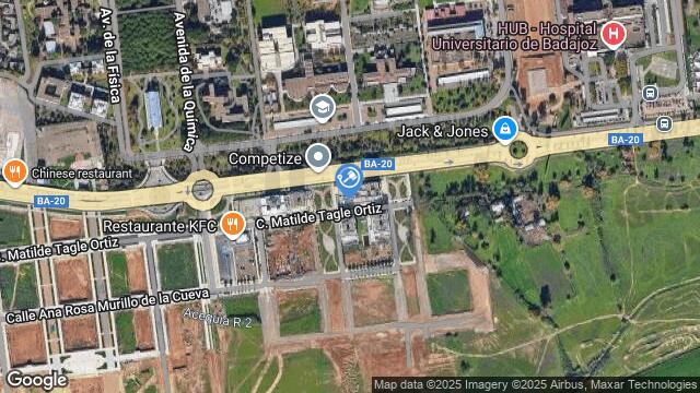 Ubicación de la subastas Subasta de solar en BADAJOZ