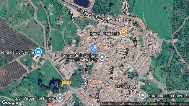 Ubicación de la subastas Subasta de nave industrial en El Pedroso