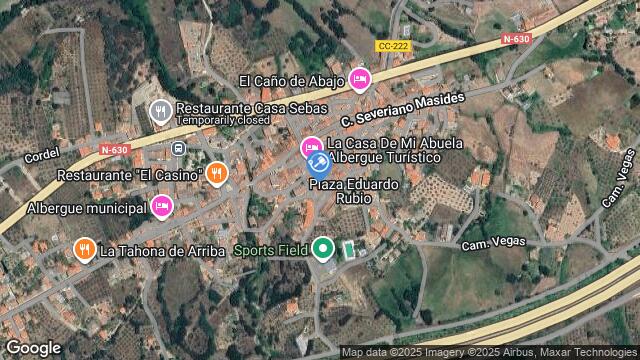 Ubicación de la subastas Subasta de nave industrial en ALDEANUEVA DEL CAMINO