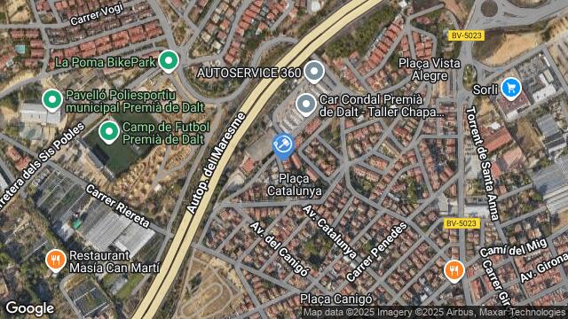 Ubicación de la subastas Subasta de nave industrial en PREMIA DE DALT