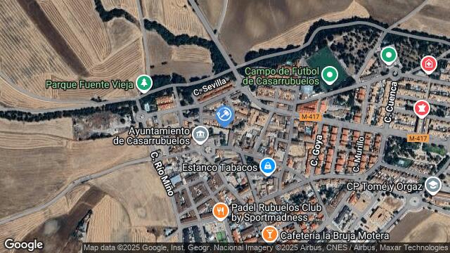 Ubicación de la subastas Subasta de vivienda en CASARRUBUELOS