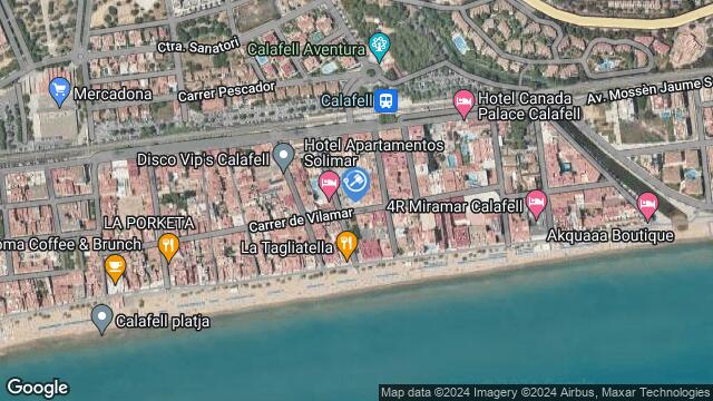 Ubicación de la subastas Subasta de vivienda en Calafell Platja