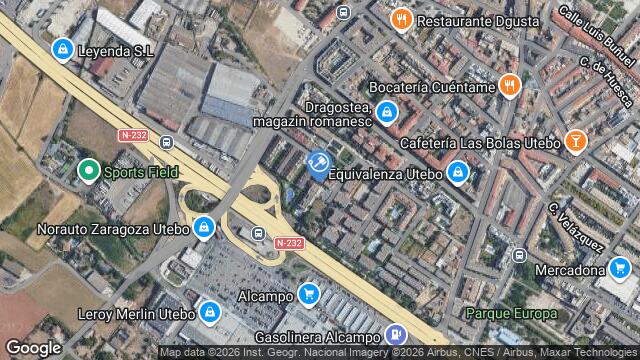 Ubicación de la subastas Subasta de cl las moreras en Zaragoza