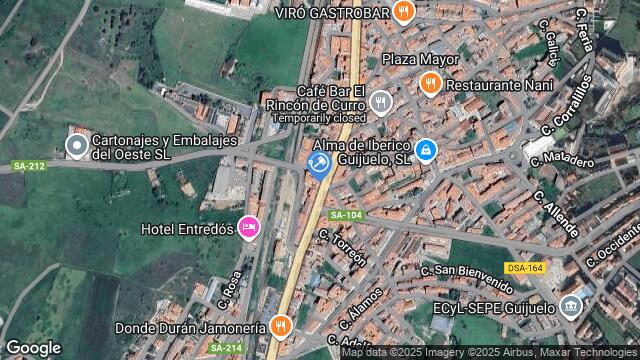 Ubicación de la subastas Subasta de cl filiberto villalobos ( guijuelo) en GUIJUELO