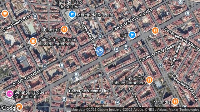 Ubicación de la subastas Subasta de cl maestro aguilar en Valencia