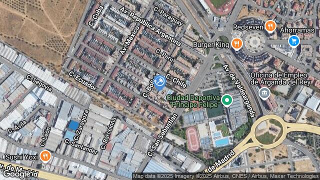 Ubicación de la subastas Subasta de garaje en ARGANDA
