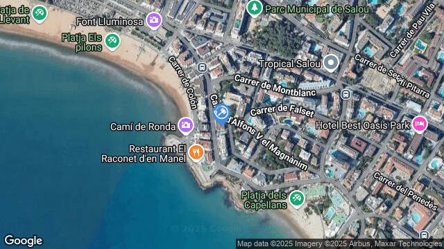 Ubicación de la subastas Subasta de garaje en SALOU