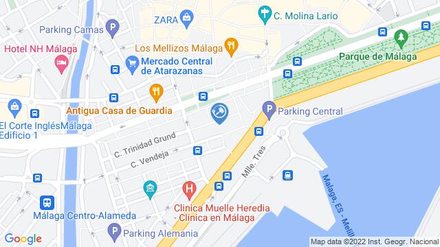 Ubicación de la subastas Subasta de local comercial en MALAGA