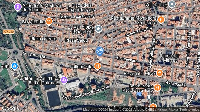 Ubicación de la subastas Subasta de cl julio portales en Alicante