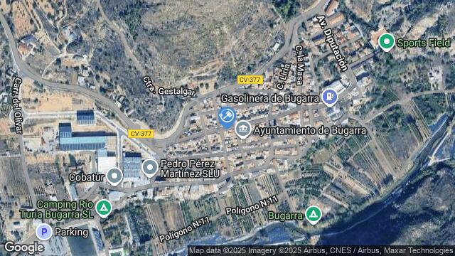 Ubicación de la subastas Subasta de finca rústica en BUGARRA