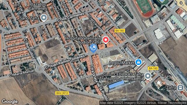 Ubicación de la subastas Subasta de garaje en Zafra