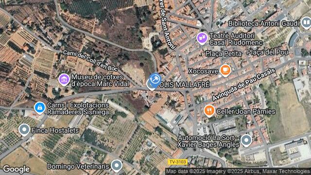 Ubicación de la subastas Subasta de local comercial en Riudoms