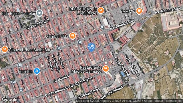 Ubicación de la subastas Subasta de vivienda en Elda