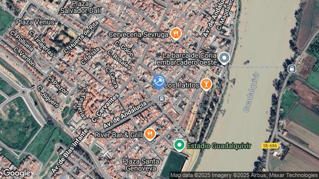 Ubicación de la subastas Subasta de vivienda en Coria del Rio