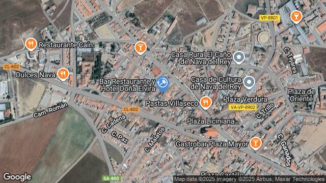 Ubicación de la subastas Subasta de finca rústica en Nava del Rey